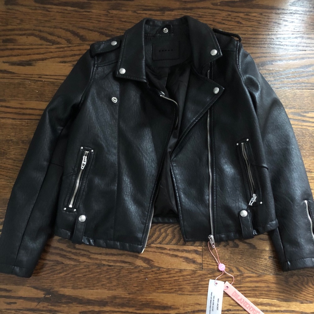 Blank NYC girls faux leather jacket